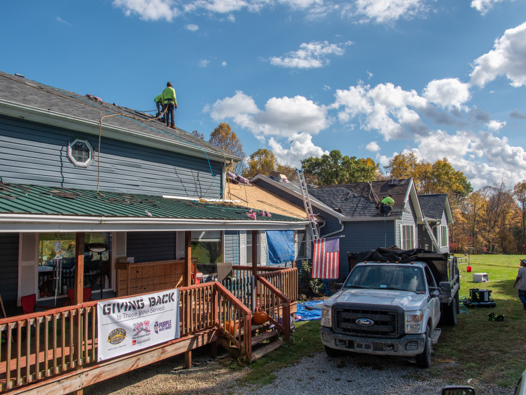 New roof for veteran