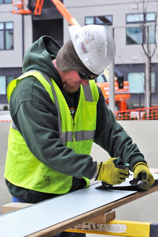 Custom commercial metal roof
